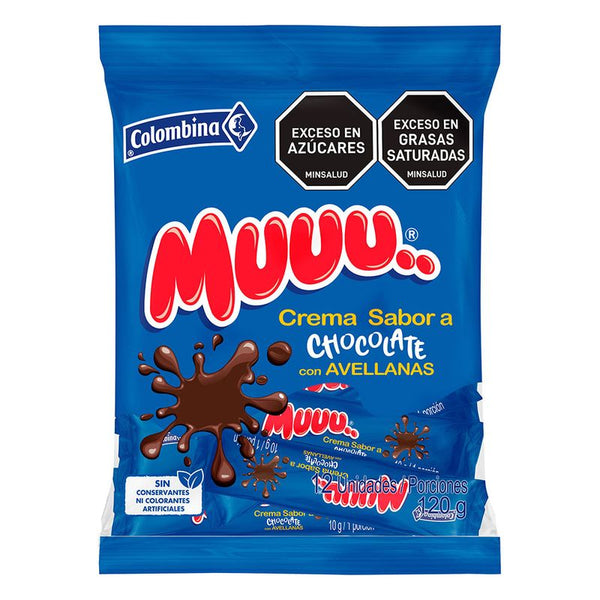 CREMA MUU 12U 120G CHOCOLATE